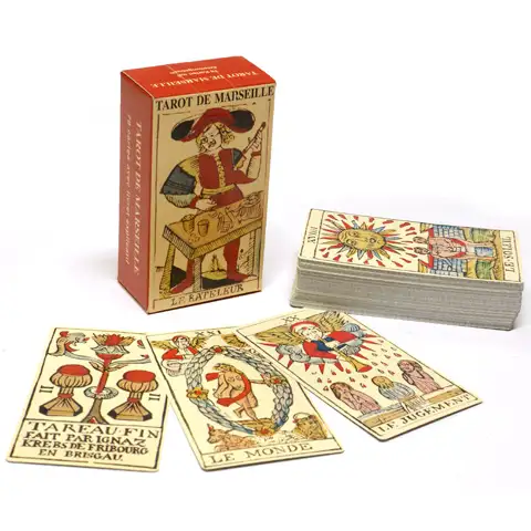 Tarot Marsylski Ekskluzywne karty do wróżenia - Piatnik kép 1