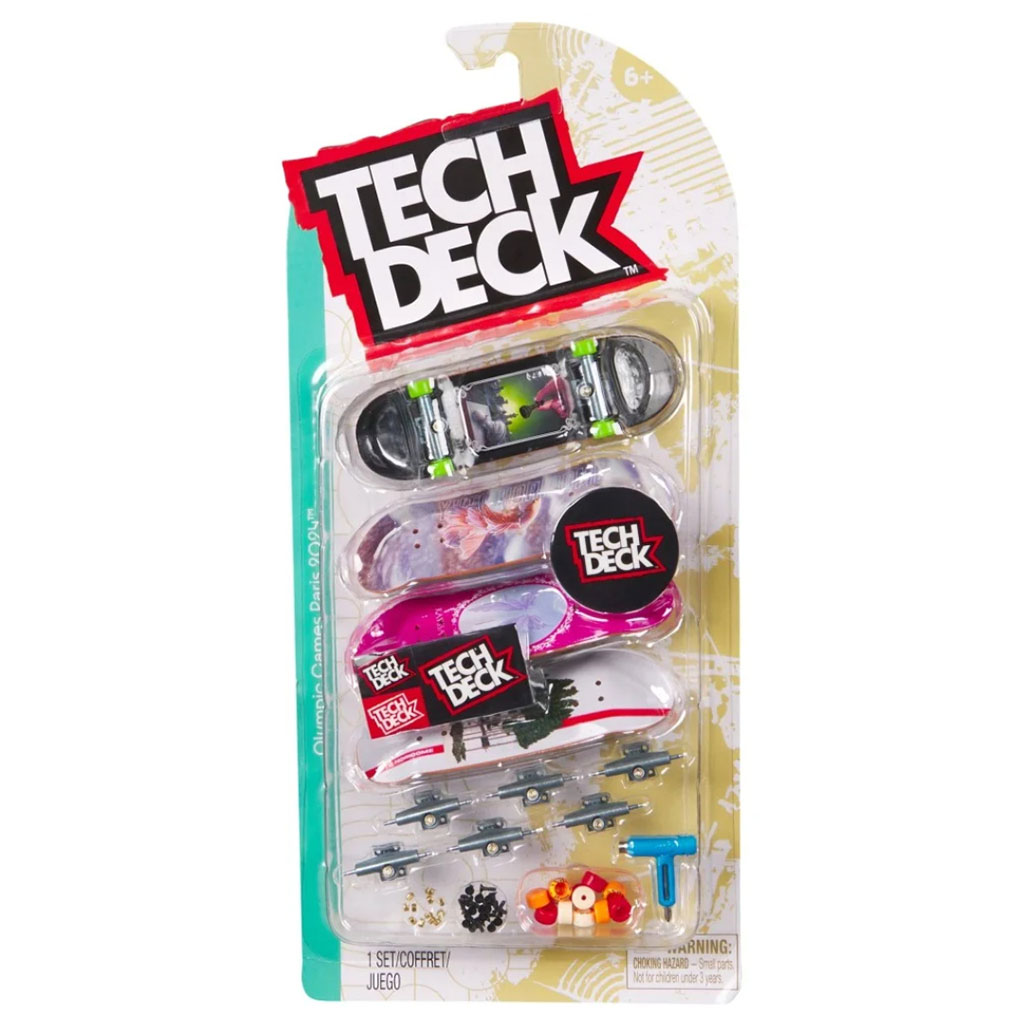 Tech Deck: Igrzyska Olimpijskie Paryż 2024 Shane ONeil fingerboard zestaw deskorolkowy - Spin Master kép 1