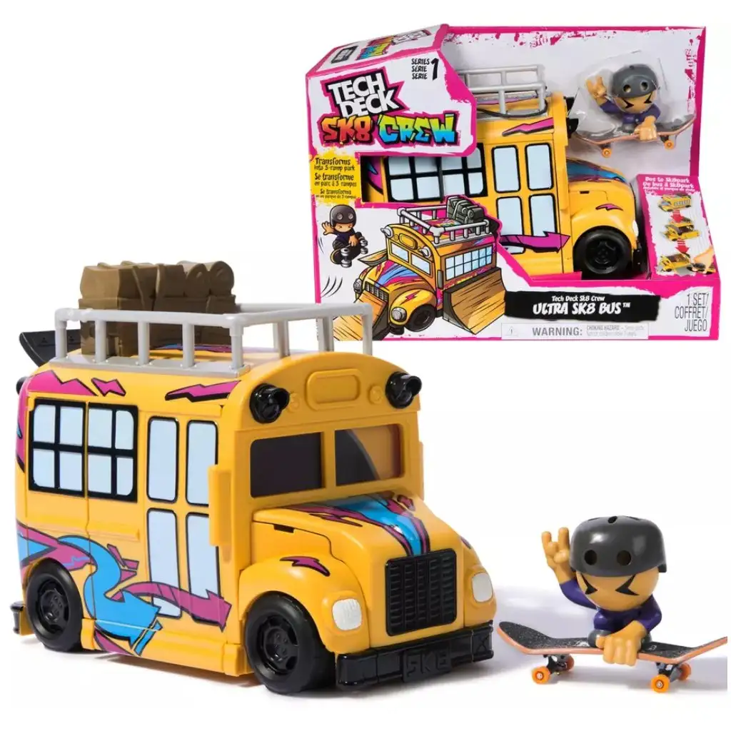 Tech Deck: Zestaw autobus do fingerboardingu - Spin Master kép 1