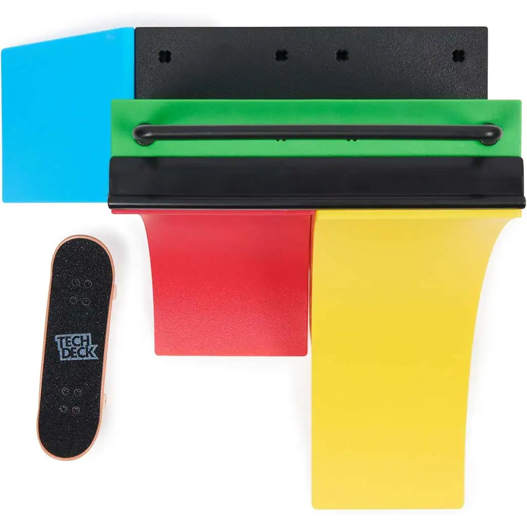 Tech Deck: Zestaw torowy Competition Wall 2.0 ze specjalną deskorolką na palce - Spin Master kép 4