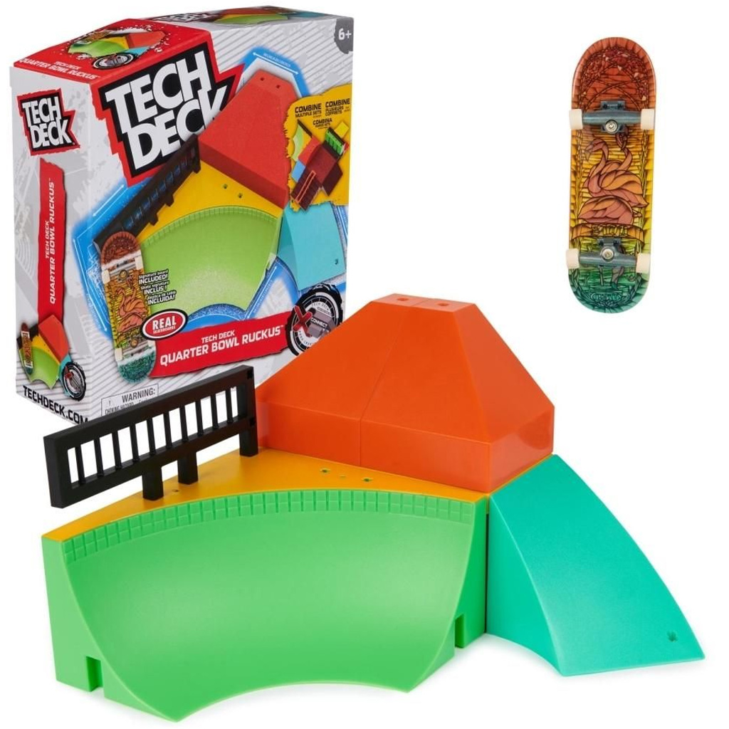 Tech Deck: Zestaw toru X-Connect Quarter Bowl Ruckus - Spin Master kép 1