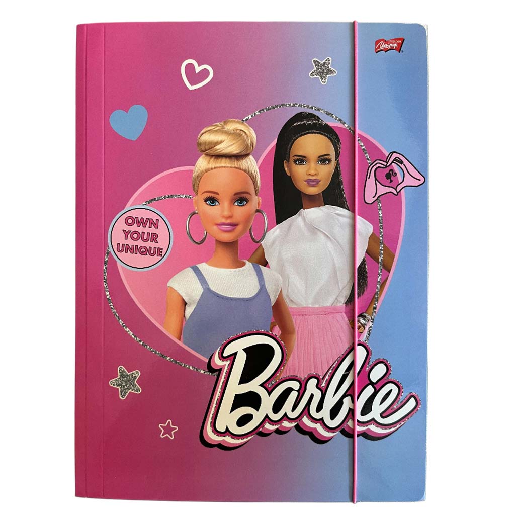 Teczka z gumką w rozmiarze A4 z motywem Barbie kép 1