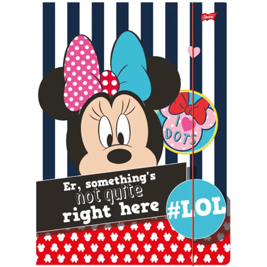 Teczka z gumką w rozmiarze A4 z motywem Myszki Minnie kép 1