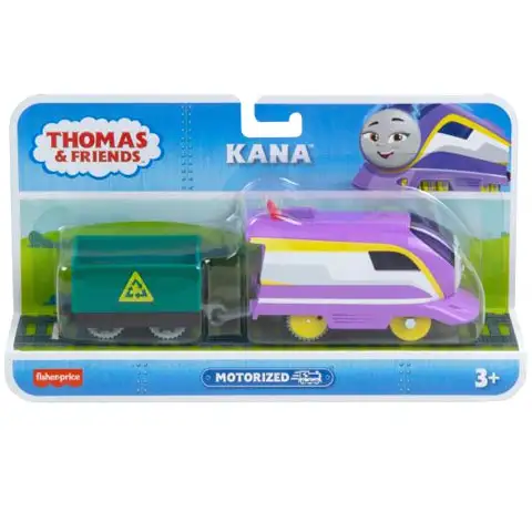 Thomas i przyjaciele: Kana zmotoryzowana lokomotywa z ładunkiem - Mattel kép 1