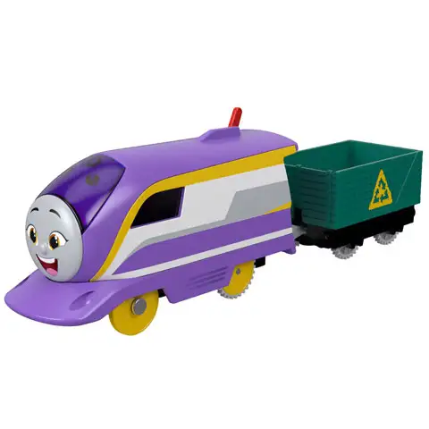 Thomas i przyjaciele: Kana zmotoryzowana lokomotywa z ładunkiem - Mattel kép 2