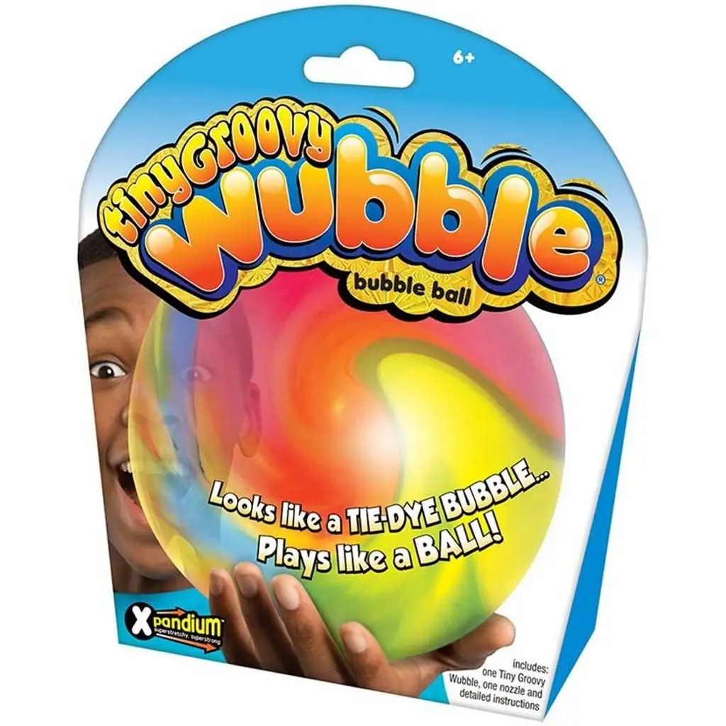 Tiny Wubble kolorowa piłka bąbelkowa 30 cm kép 1