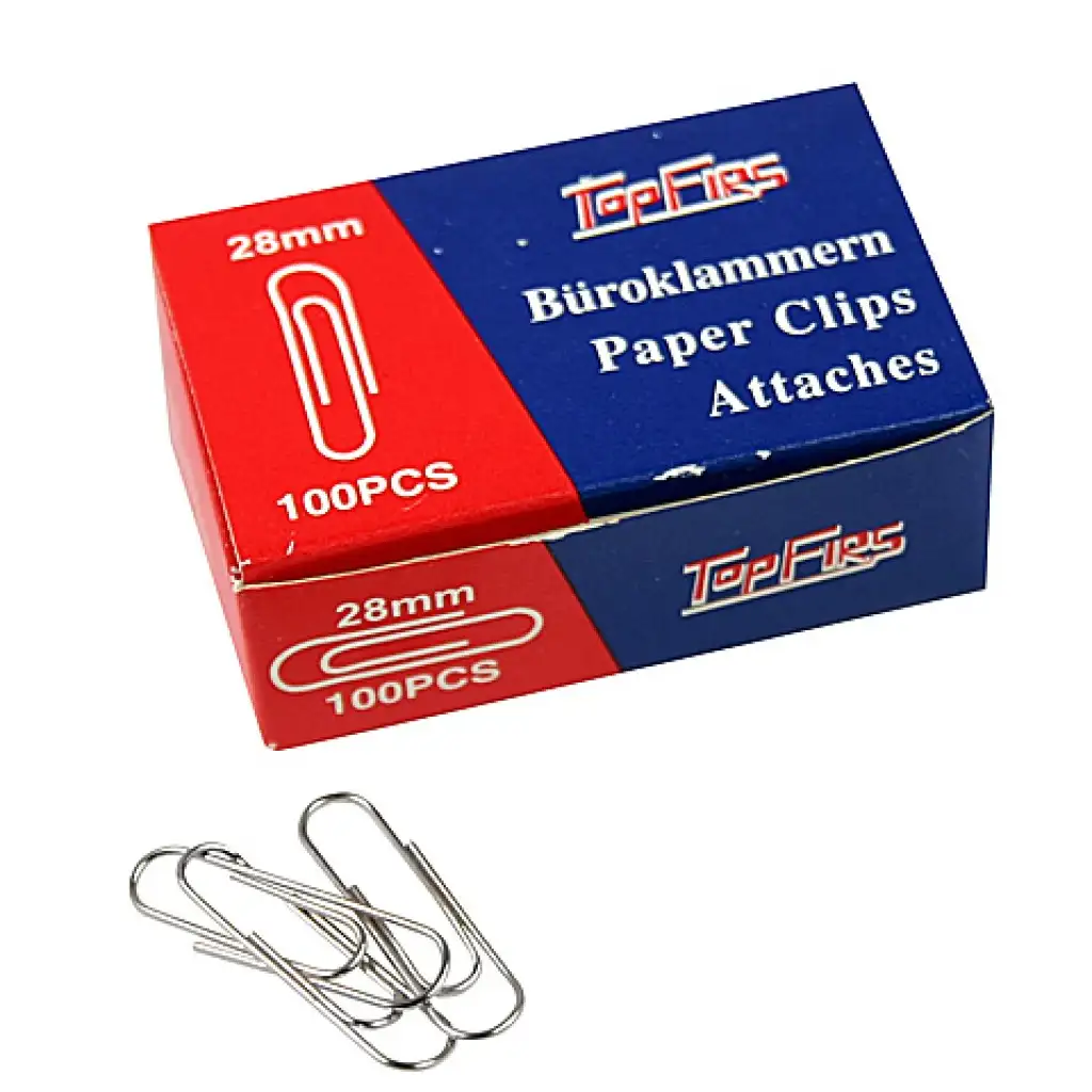Topfirs H28 spinacz biurowy 28 mm, 100 sztuk kép 1