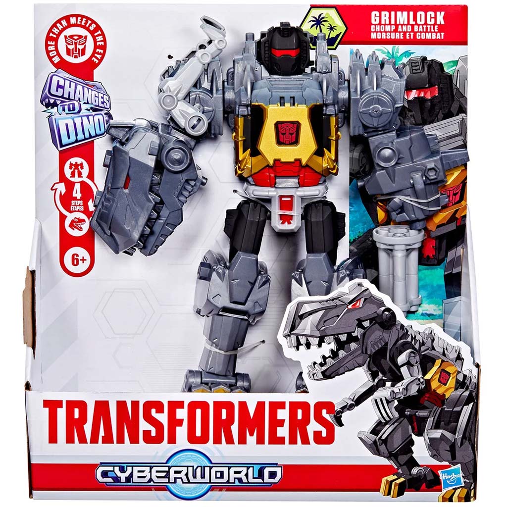 Transformers Cyberworld: Chomp & Battle Grimlock figurka 22,5 cm - Hasbro kép 1