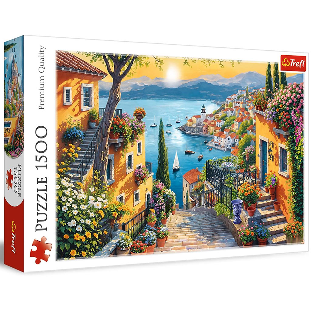 Widok na morze, puzzle 1500 elementów - Trefl kép 1