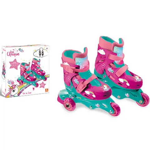 Wrotki trójkołowe z jednorożcem 29-32 – Mondo Toys kép 1