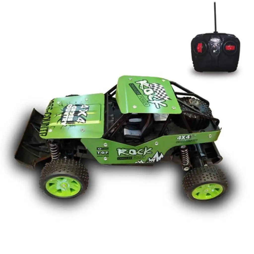 Zdalnie sterowany zielony samochód terenowy RC 1/16 27MHz kép 1