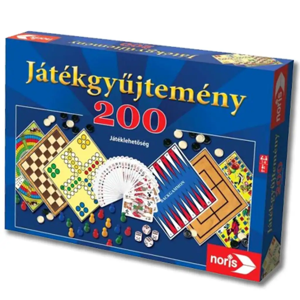 Zestaw gier 200 sztuk - Noris kép 1