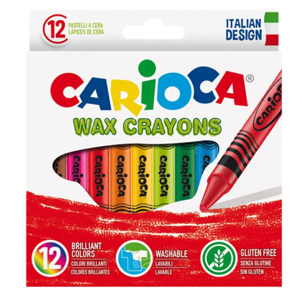 Zestaw kredek woskowych 12 sztuk - Carioca kép 1