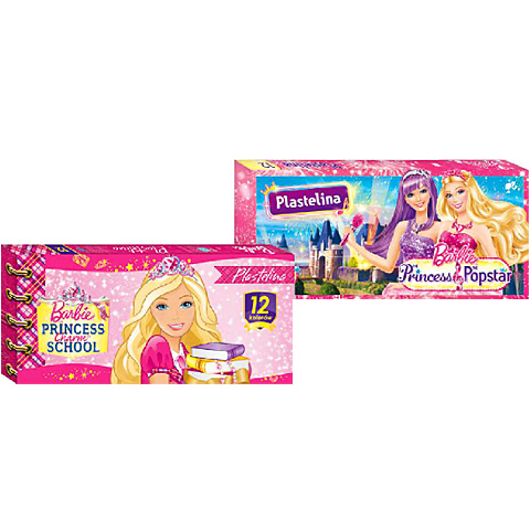 Zestaw plasteliny Barbie, 12 kolorów kép 1