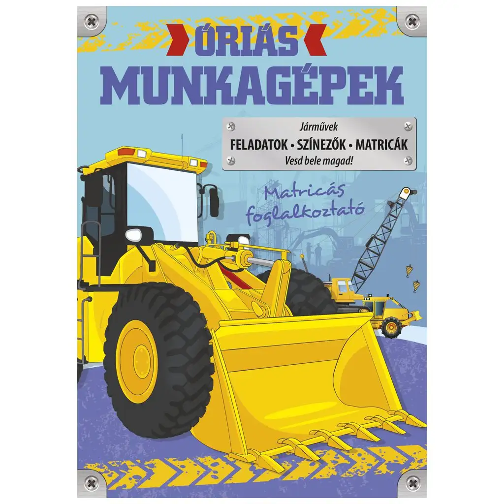 Zeszyt aktywności z ogromnymi maszynami. kép 1