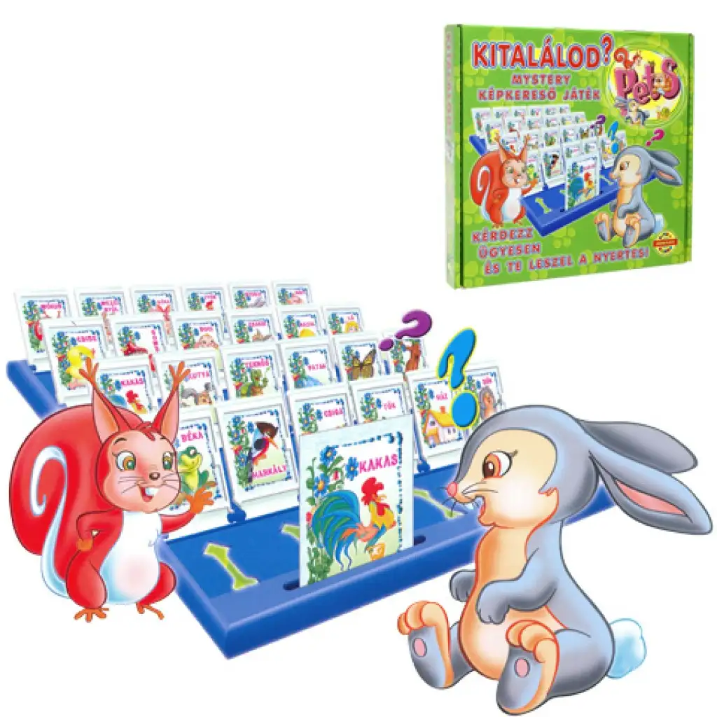 Zgadnij! Gra planszowa z wyszukiwaniem obrazków zwierząt - D-Toys kép 1