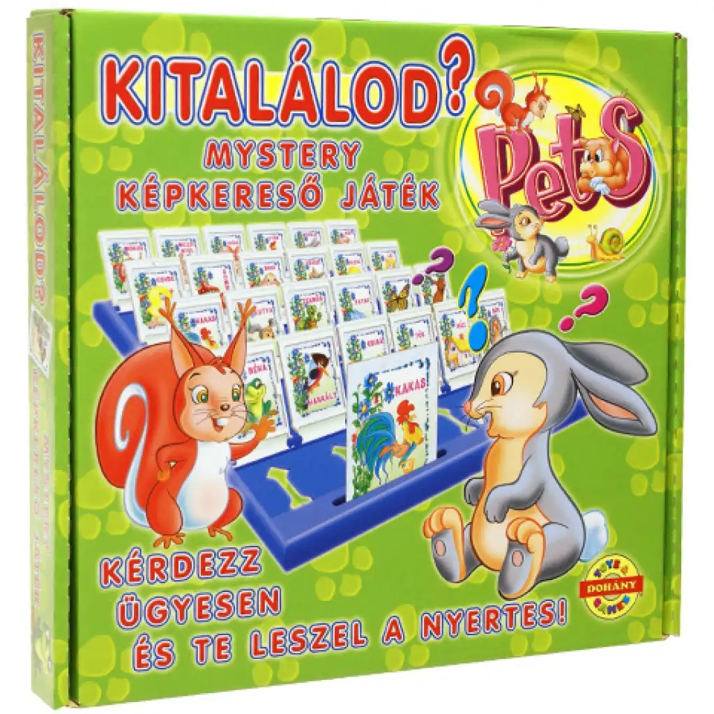 Zgadnij! Gra planszowa z wyszukiwaniem obrazków zwierząt - D-Toys kép 2