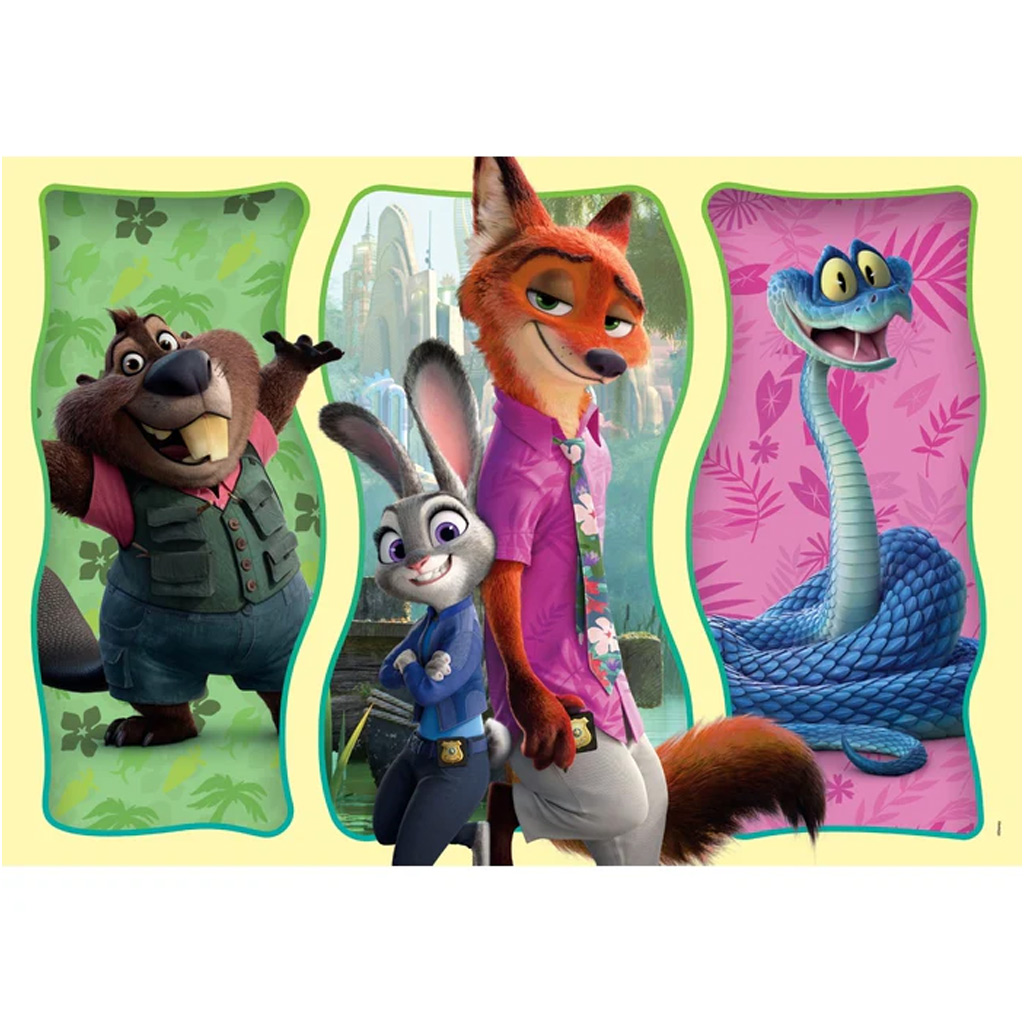 Zootropolis 2 Super Color Puzzle 104 elementów - Clementoni kép 2