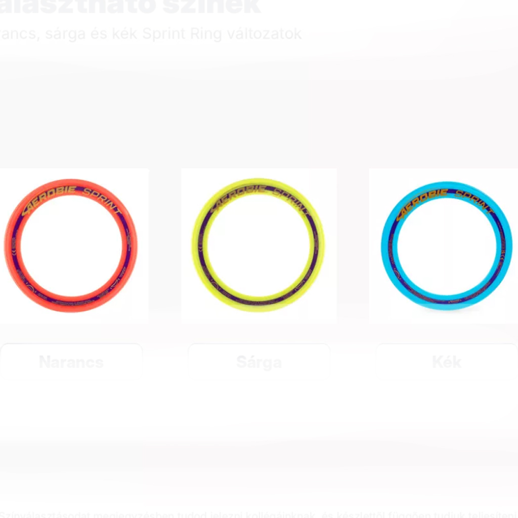 Aerobie: Sprint Ring frisbee 25 cm w różnych wariantach 1szt kép 4