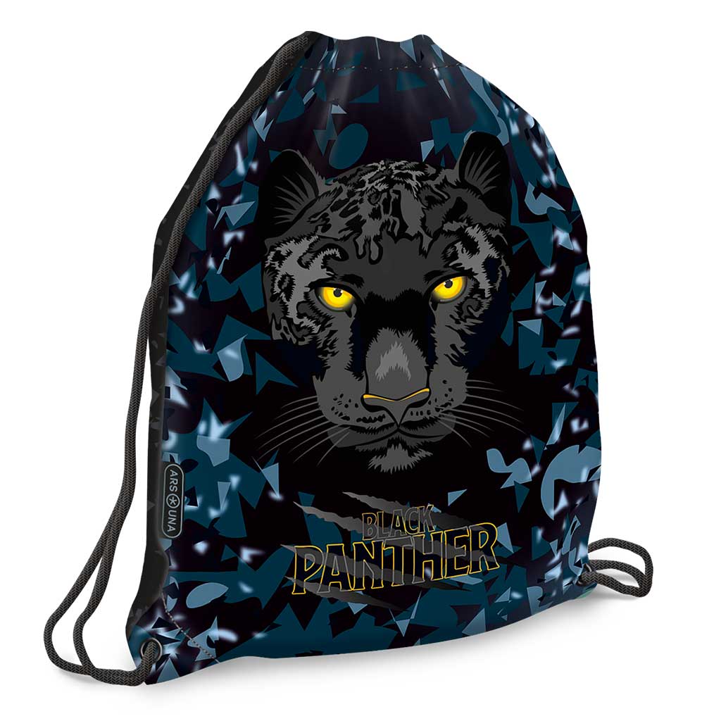 Ars Una: Black Panther worek na WF, torba sportowa 32 x 42 cm kép 1