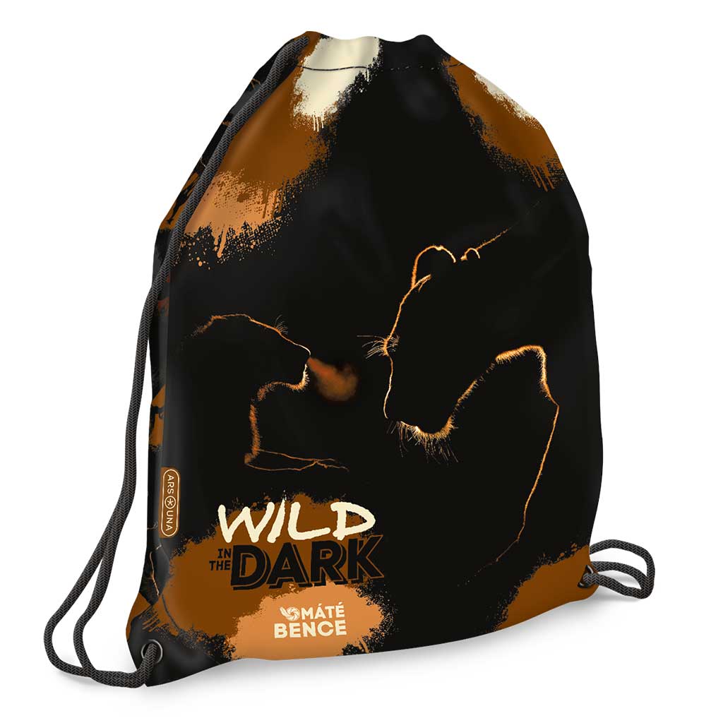 Ars Una: Dziki w ciemności worek gimnastyczny, torba sportowa 32x42 cm kép 1