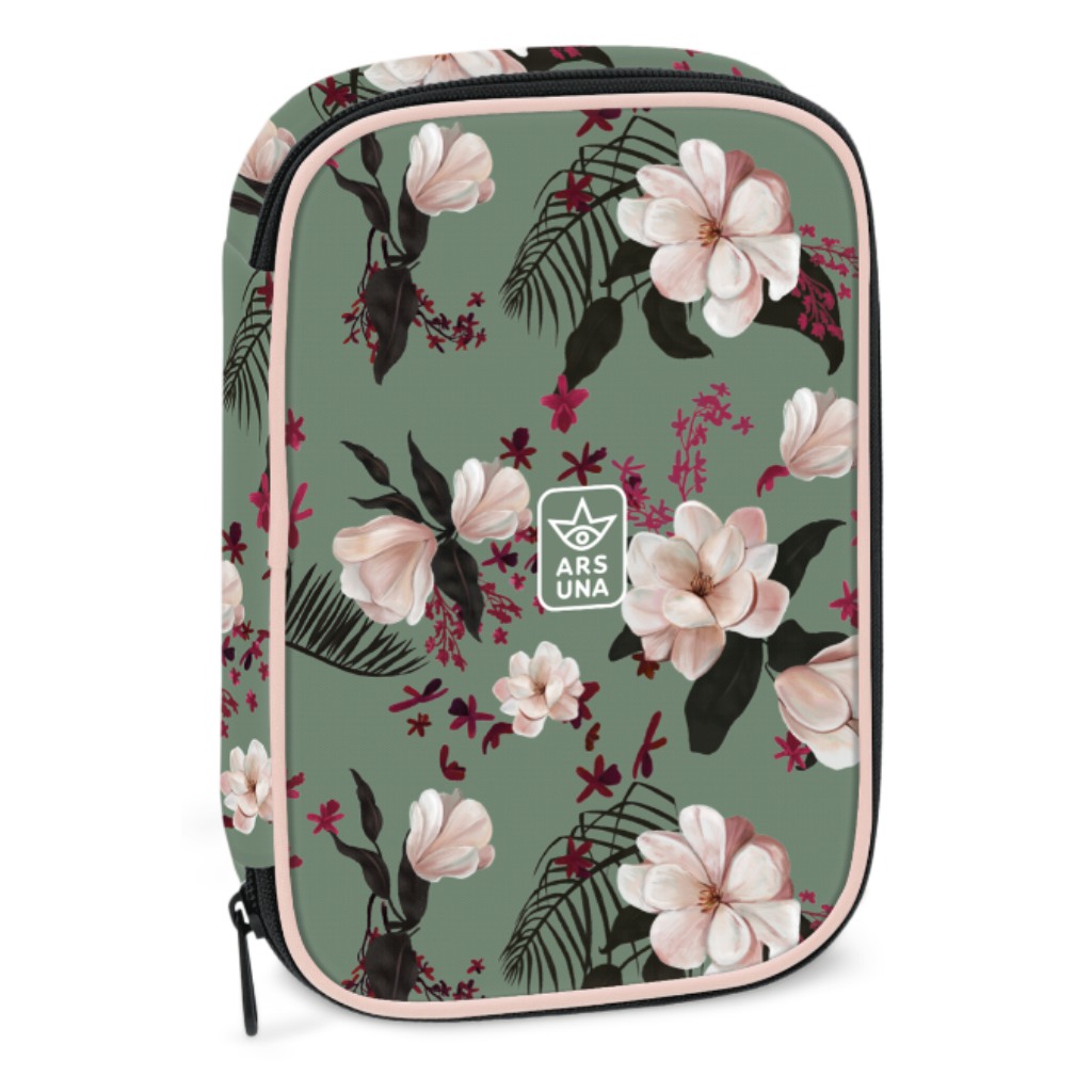 Ars Una: Flowery Green wielopoziomowy piórnik kép 1