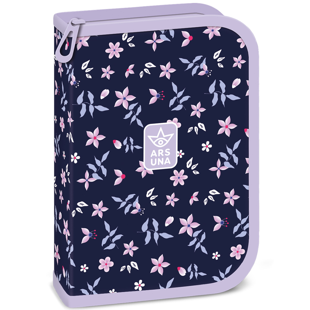 Ars Una: Navy bloom kwiatowy rozkładany piórnik 12,8x19,3x3,6 cm kép 1