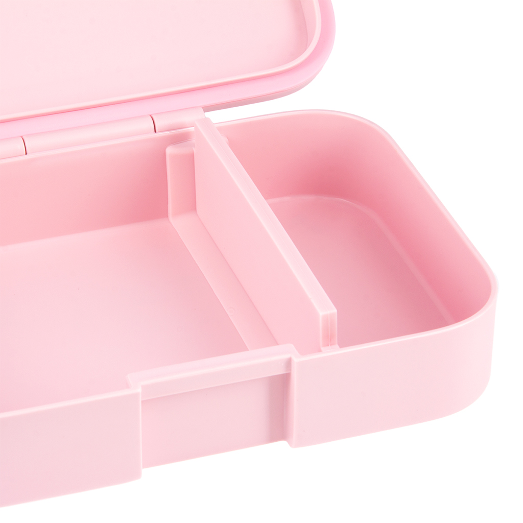 Ars Una: Think Pink pudełko na przekąski z kotkami z przegródką 15,3×21,6×5,2 cm kép 2