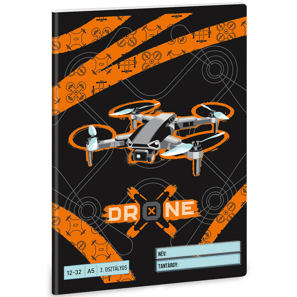 Ars Una: Drone X zeszyt w linie dla klasy 3. 12-32 A/5 kép 1