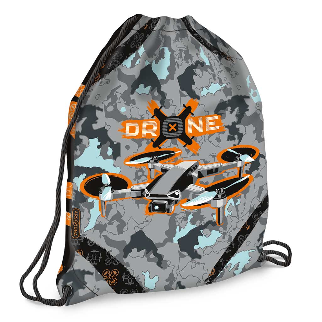 Ars Una: worek gimnastyczny Drone X, torba sportowa 32x42 cm kép 1