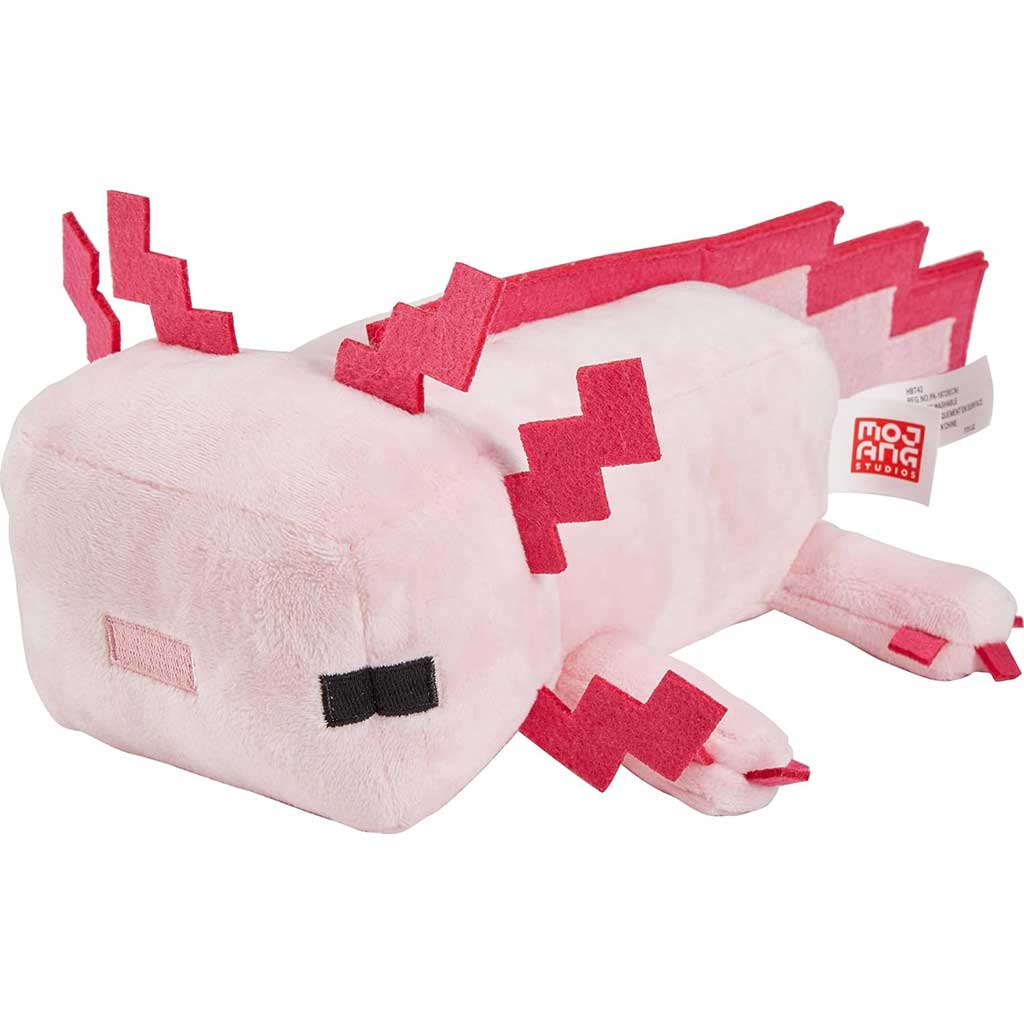 Minecraft: Pluszowy Axolotl figura - Mattel kép 1