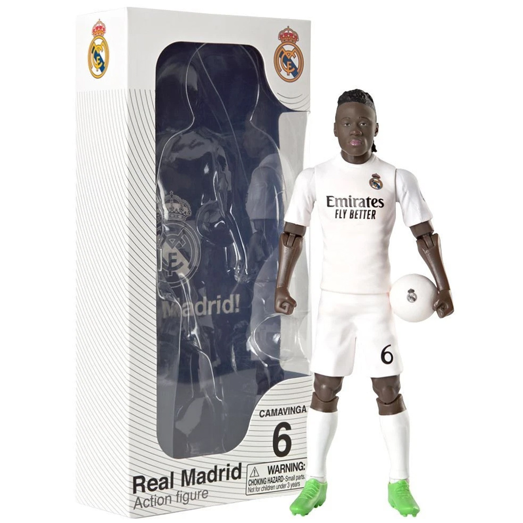 Figurka akcji piłkarza, 20 cm - Real Madrid, Camavinga w koszulce z numerem 6 kép 1