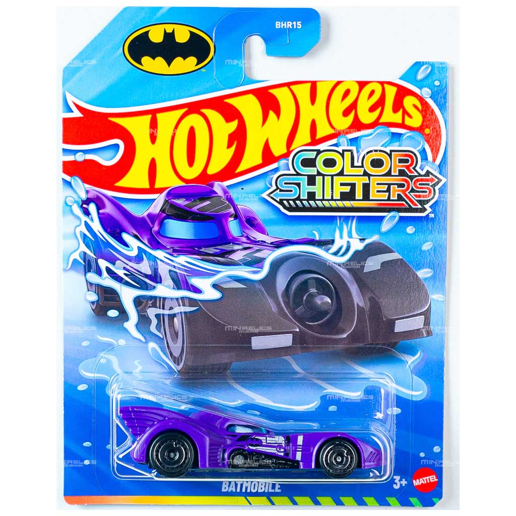 Hot Wheels: Batmobile zmieniający kolor mały samochodzik 1/64 - Mattel kép 1