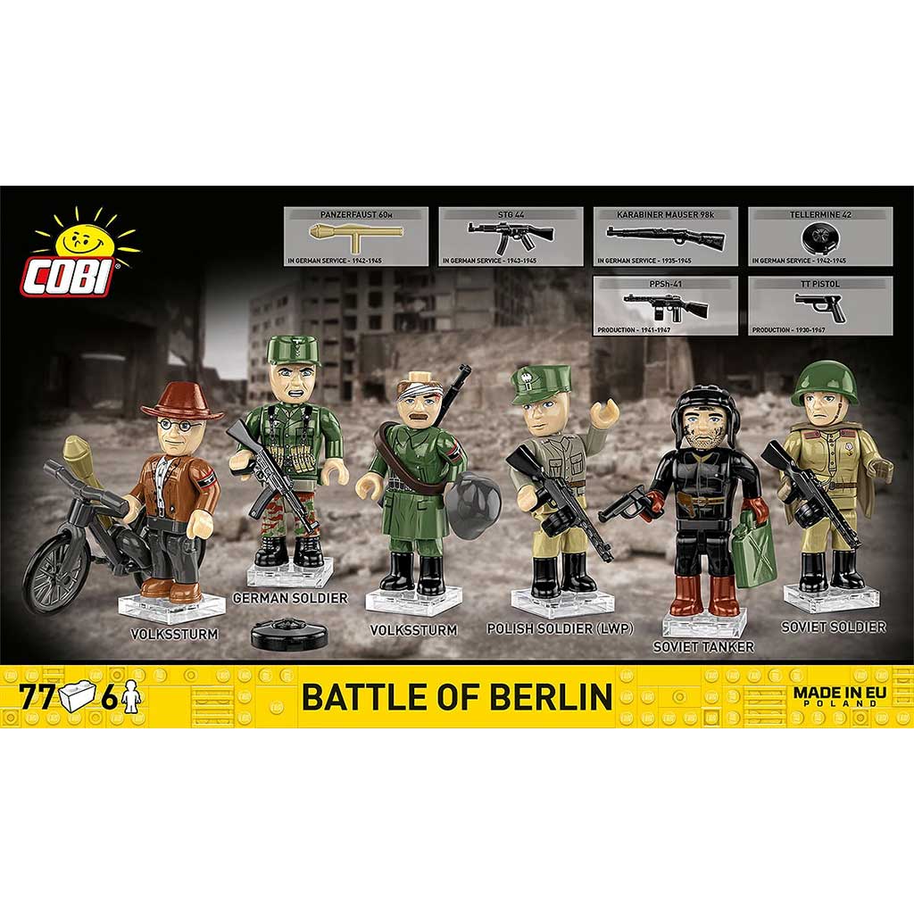 COBI: WWII Zestaw figurek z bitwy berlińskiej (2064) kép 2