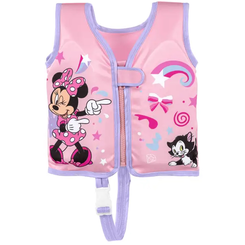 Bestway: Swim Safe Myszka Minnie różowa kamizelka do pływania kép 1