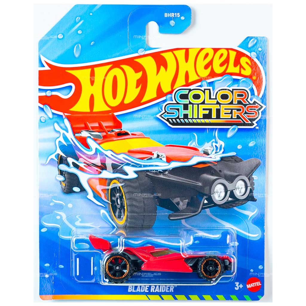 Hot Wheels: Blade Raider samochód zmieniający kolor 1/64 - Mattel kép 1