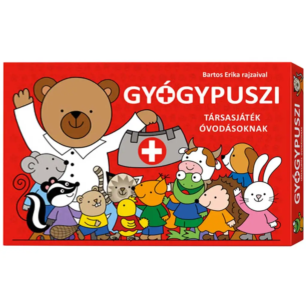 Bogyó i Babcia: Gra planszowa "Lekarski buziak" dla przedszkolaków kép 1