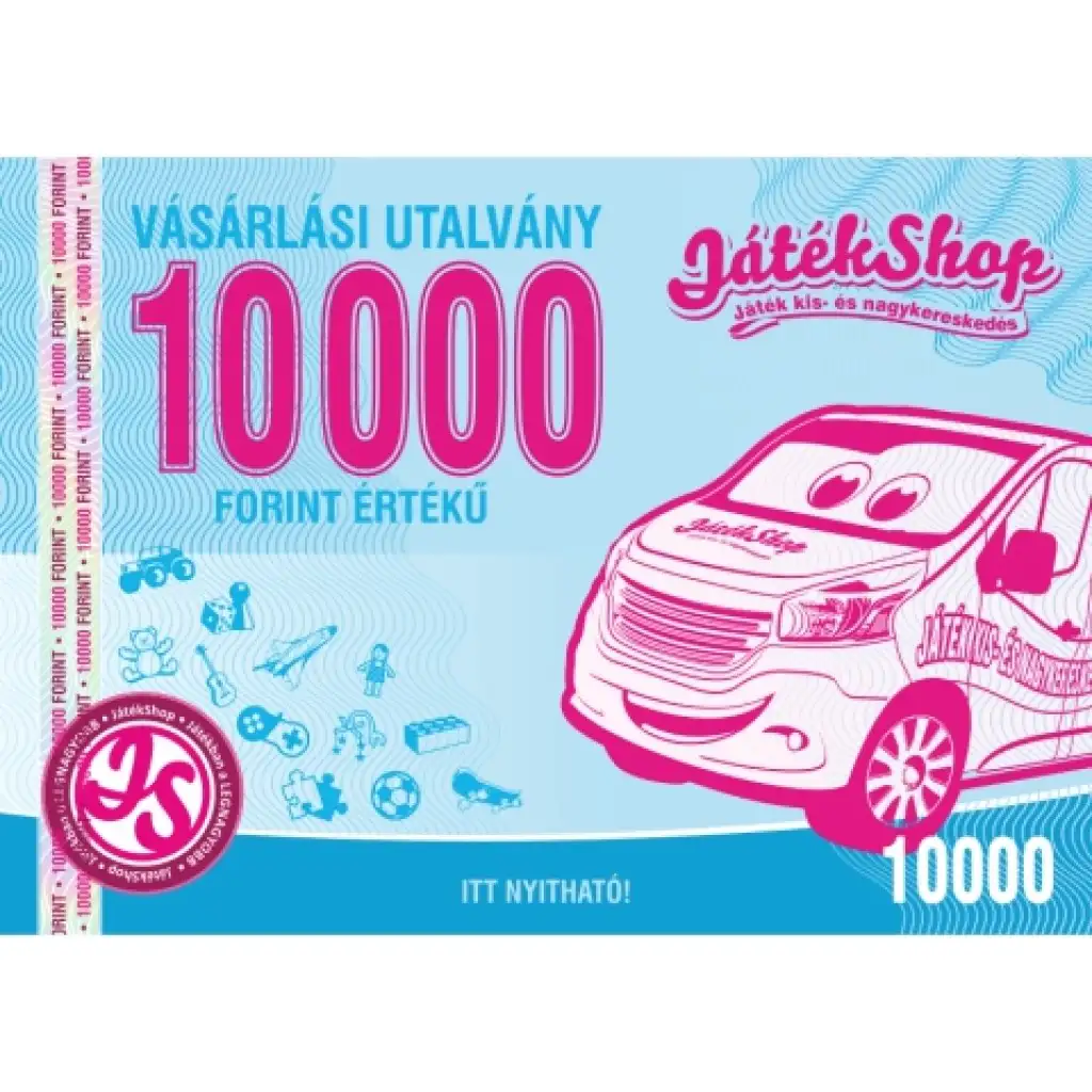 Bon podarunkowy o wartości 10 000 Ft kép 1