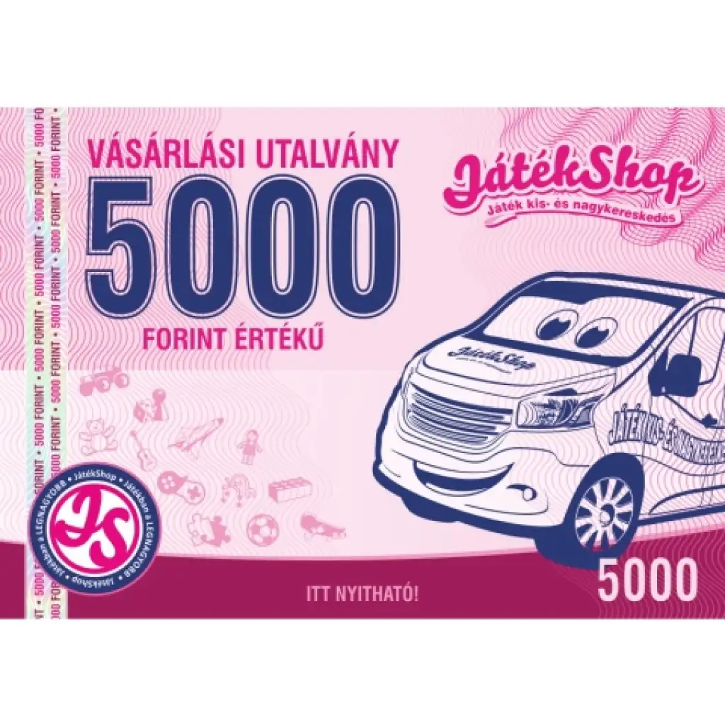 Bon zakupowy o wartości 5000 Ft kép 1