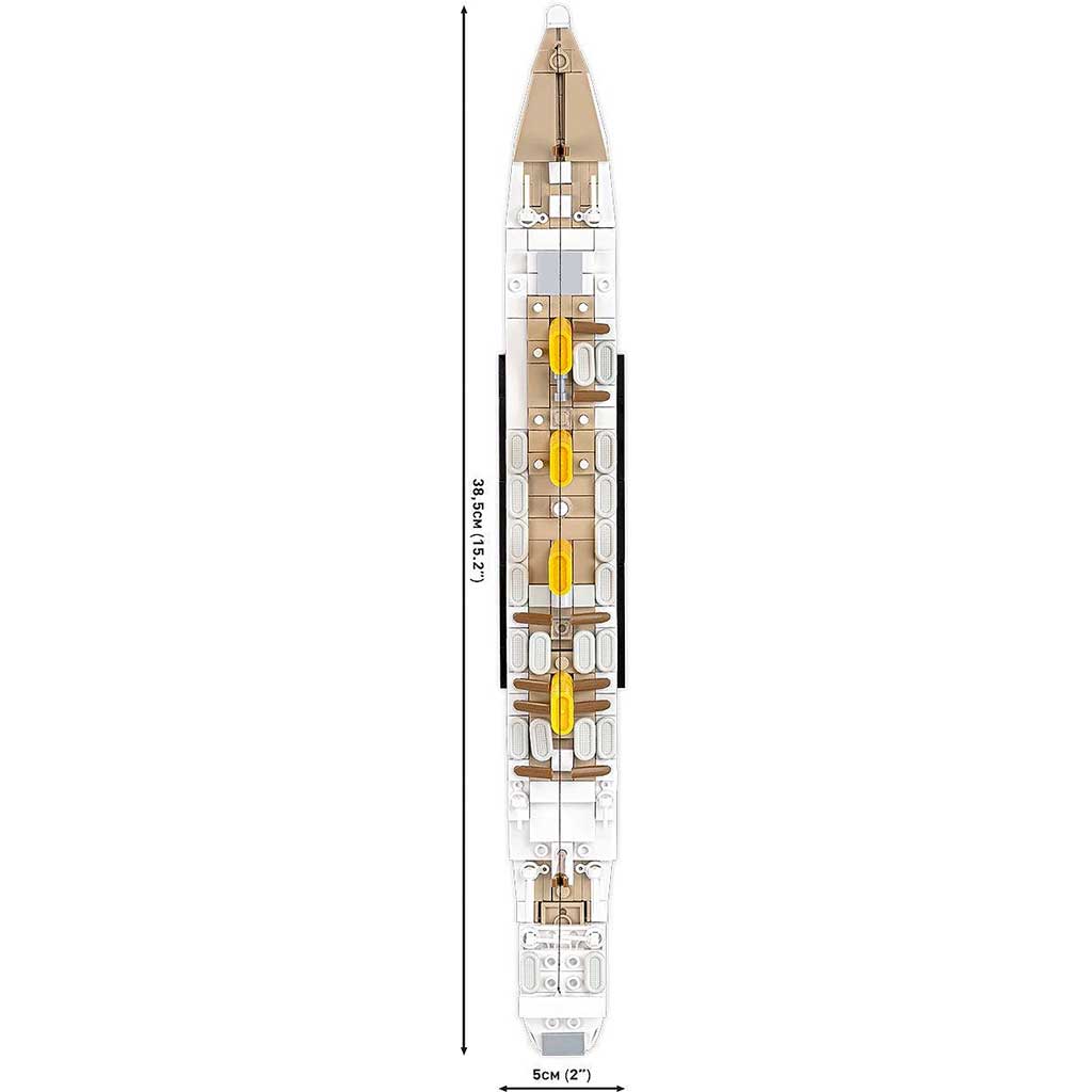 COBI: H.M.H.S. Britannic statek konstrukcyjny (1681) kép 4