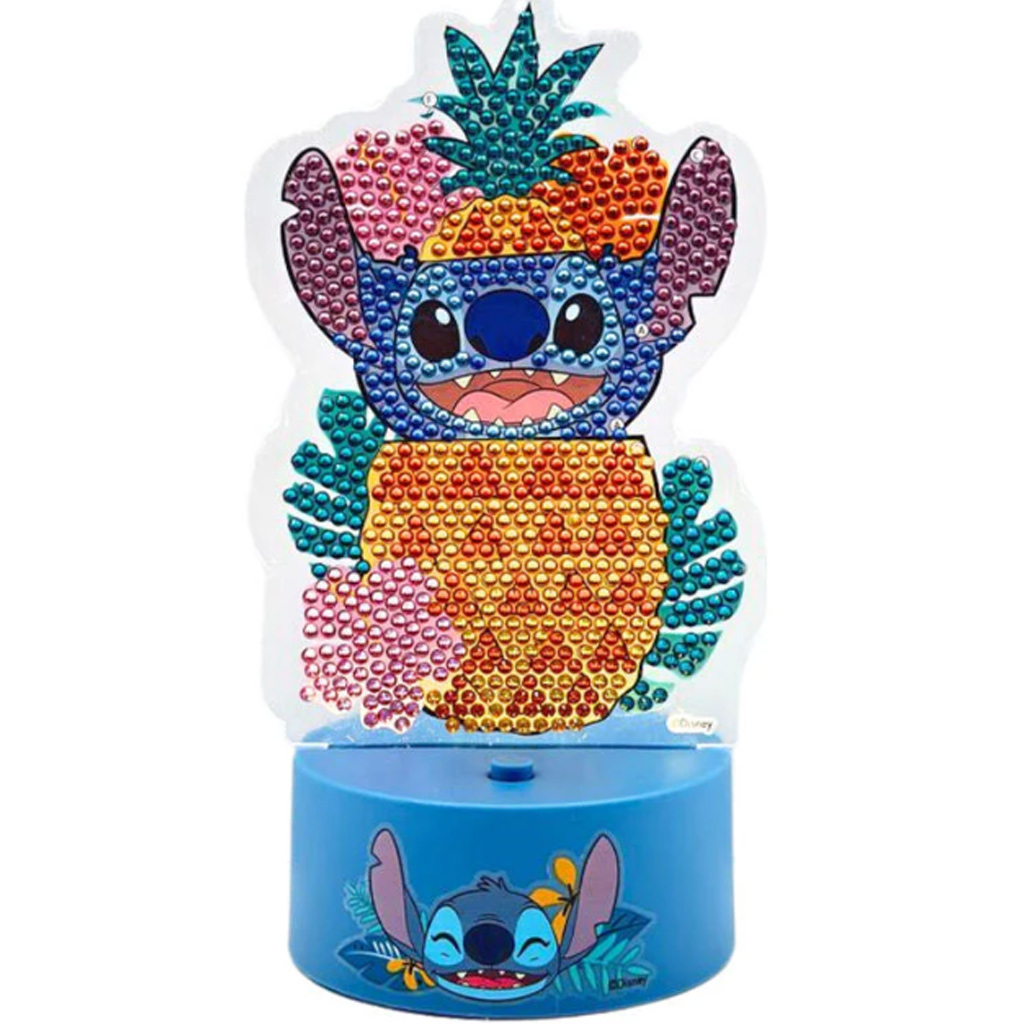 Canenco: Zestaw do malowania diamentami LED nocna lampka Stitch kép 2