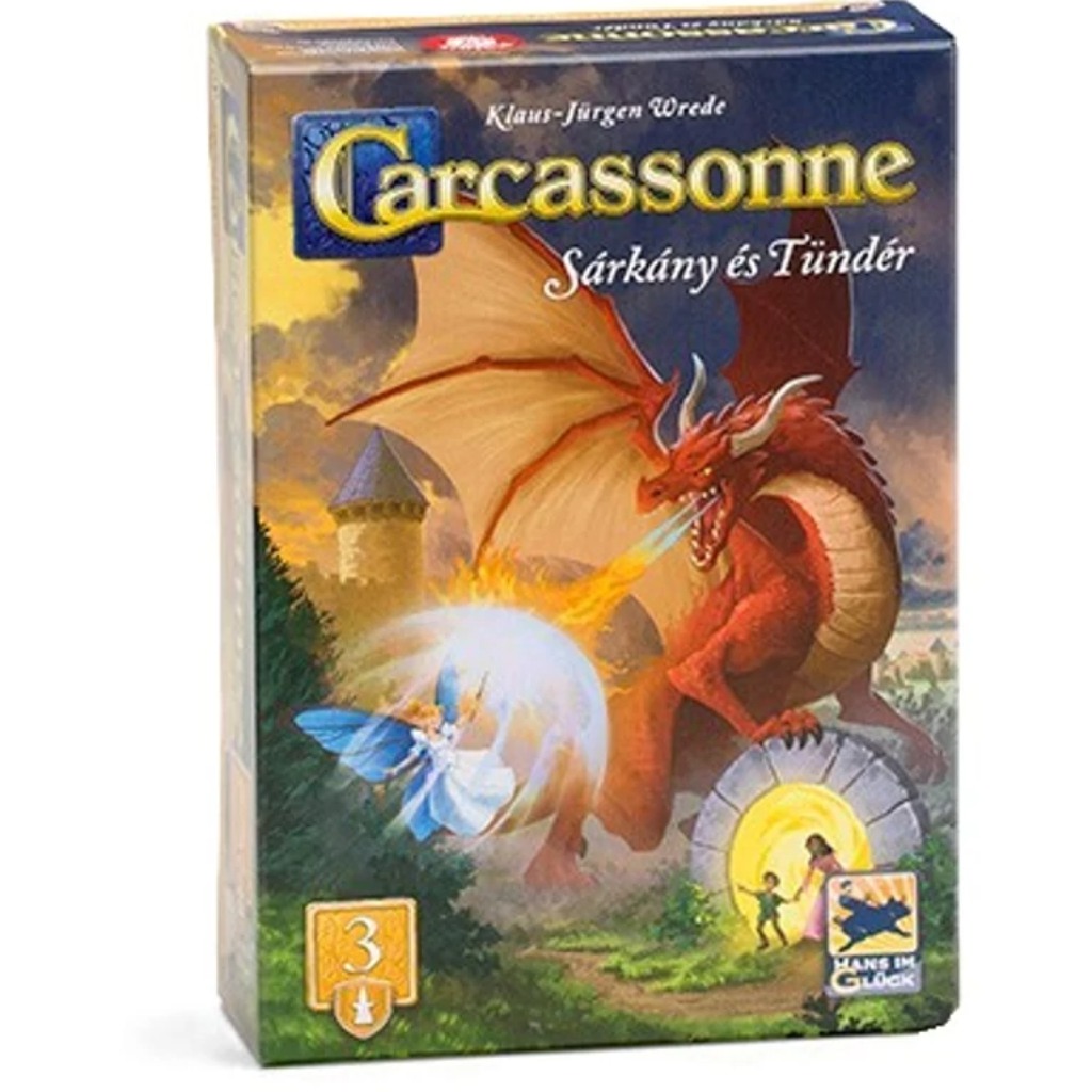 Carcassonne: Smoki i wróżka – dodatek do gry planszowej – Piatnik kép 1