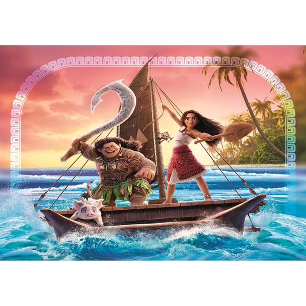 Vaiana 2 przygody 104 elementowe puzzle Supercolor - Clementoni kép 2