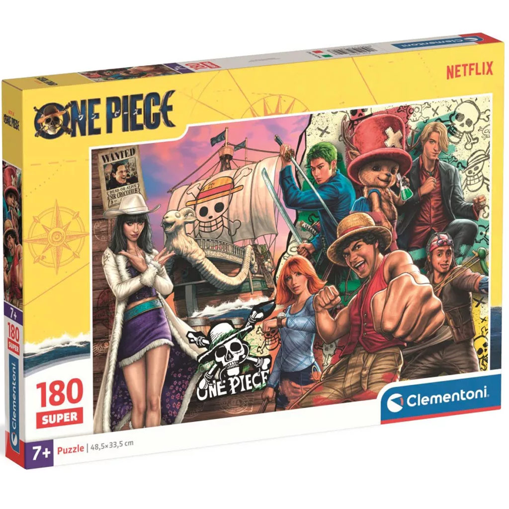 Puzzle Supercolor One Piece 180 elementów - Clementoni kép 1
