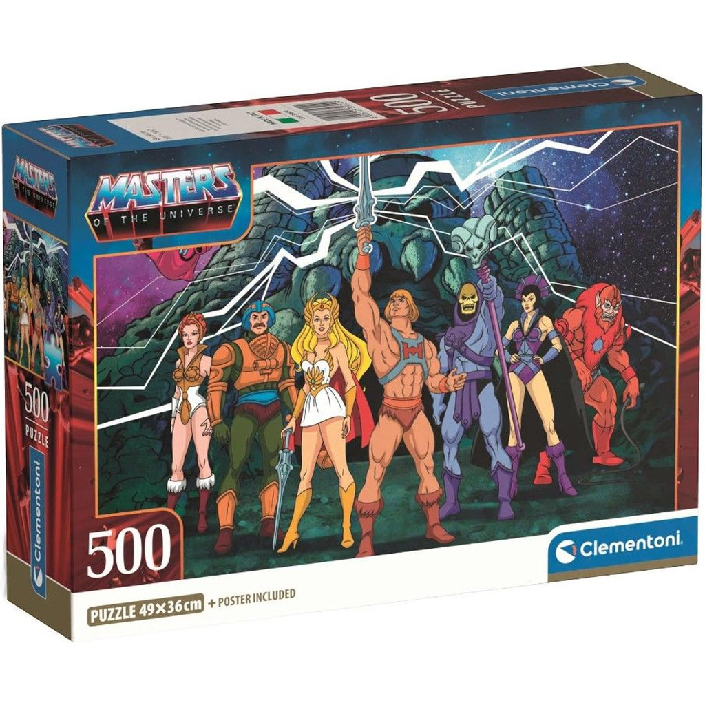 Masters of the Universe: Obrońcy wszechświata 500-elementowa układanka kompaktowa - Clementoni kép 1