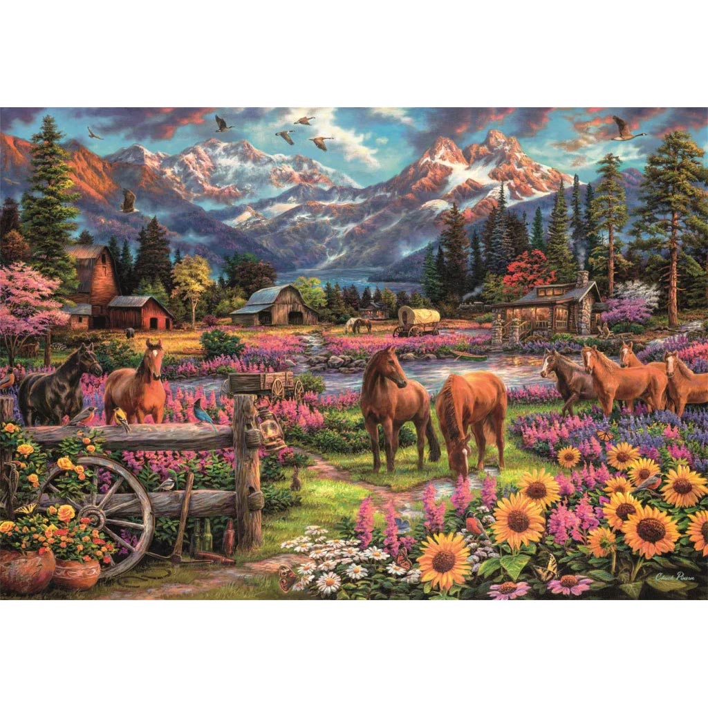 HQC Wolna jazda konna puzzle 3000 elementów - Clementoni kép 2