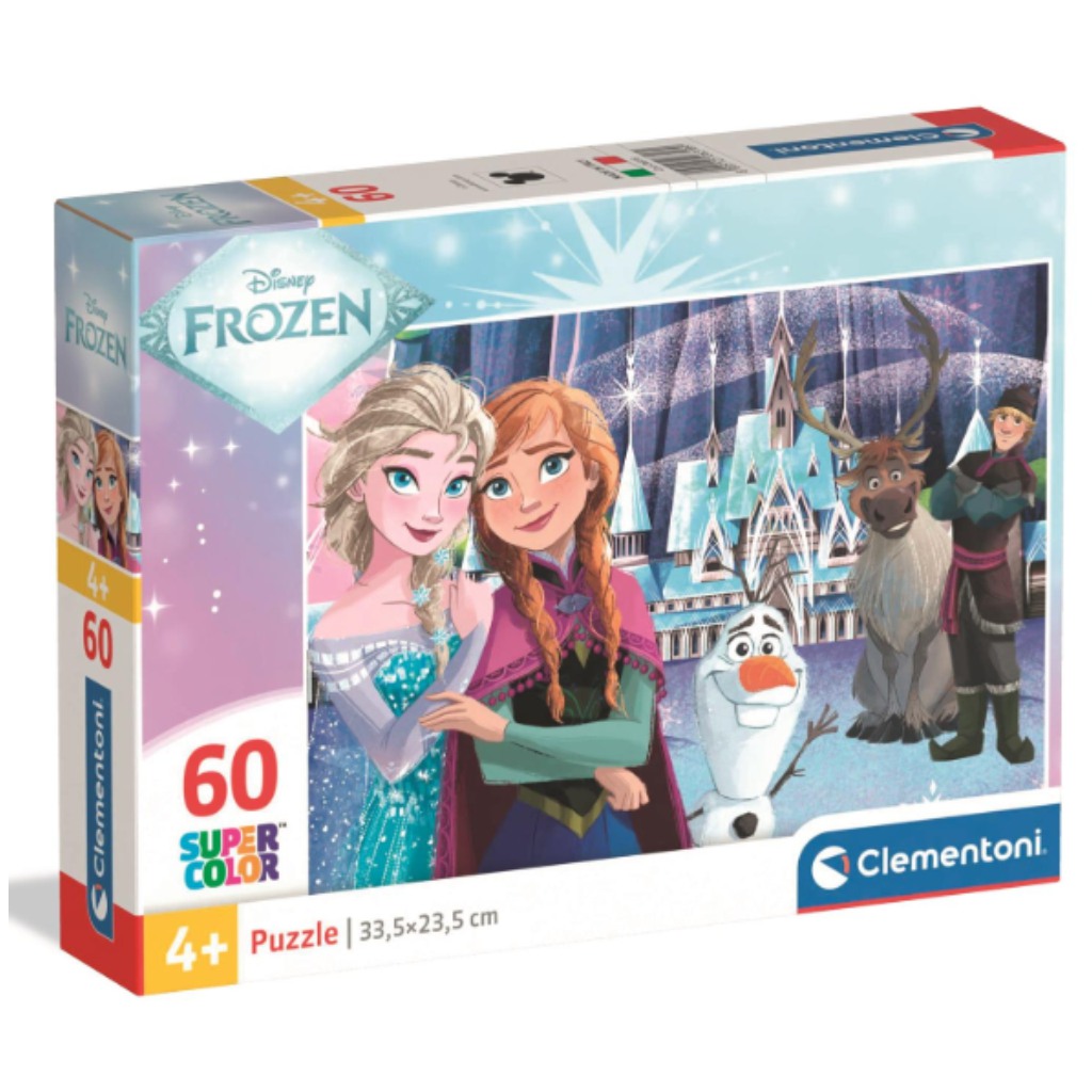 Disney Kraina Lodu Super Color 60 elementów puzzle - Clementoni kép 1