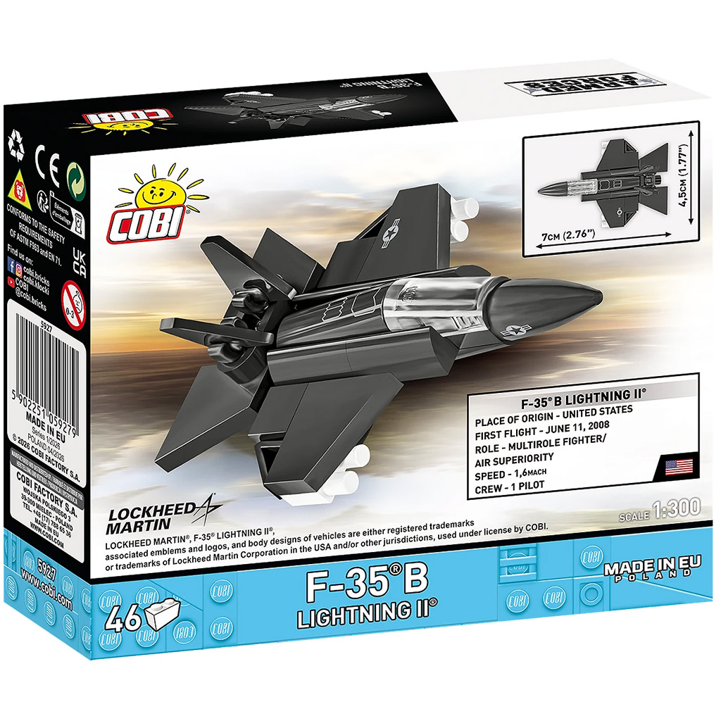 COBI: Armed Forces F-35B Lightning II zestaw konstrukcyjny (5927) kép 4