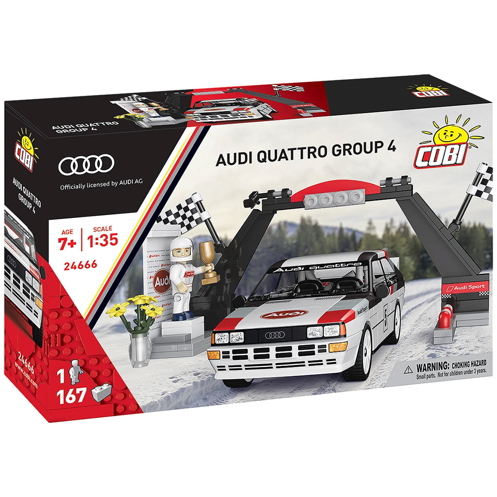 COBI: Audi Quattro Group 4 samochód konstrukcyjny (24666) kép 1