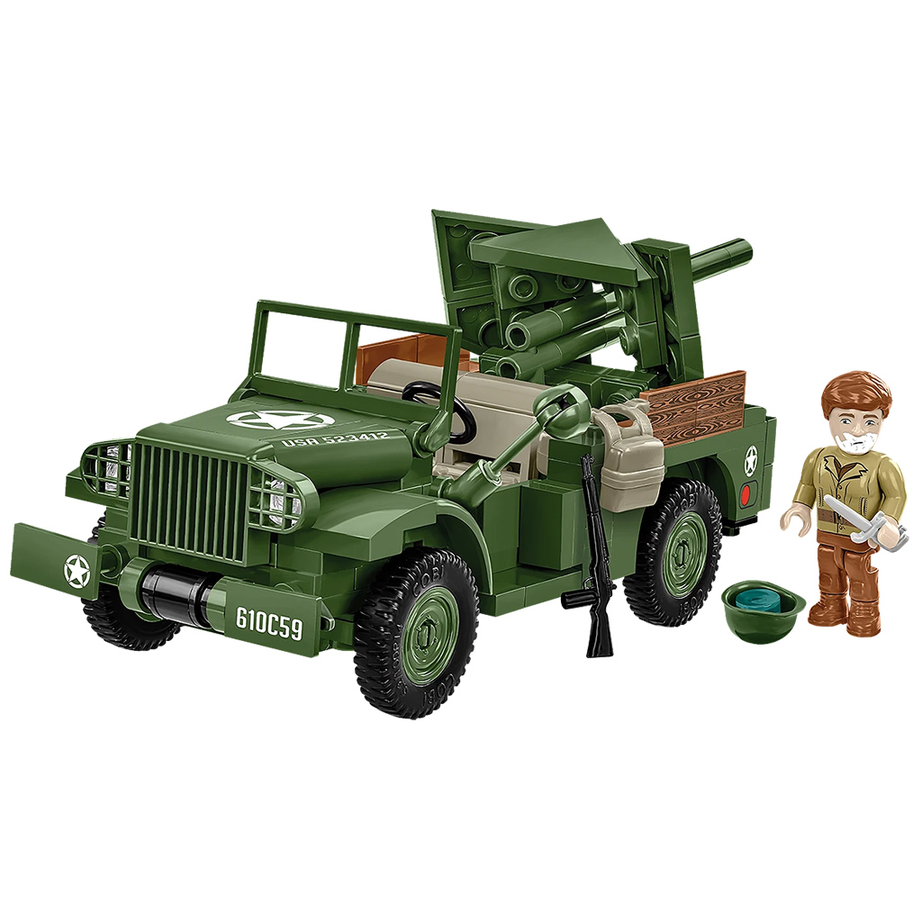 COBI: II wojna światowa 37mm GMC M6 Fargo zestaw konstrukcyjny (3116) kép 2
